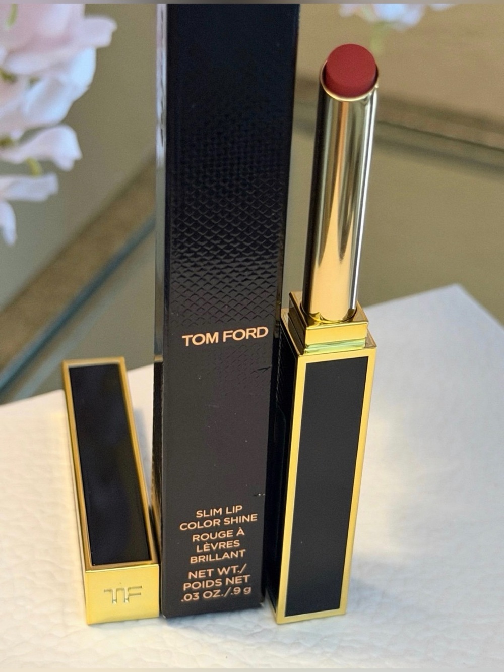 Tom Ford Slim Lip Color Shine — 152 Rose Corset - Picture 6 of 7
